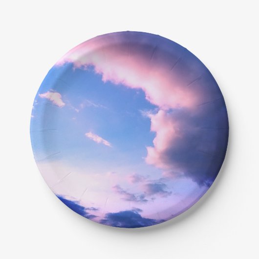 Pink clouds ペーパープレート (正面)