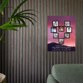 Pink Clouds at Sunset Photo Collage Heart   アクリルサイン