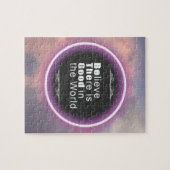 Pink Clouds Quote ジグソーパズル (横)