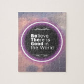 Pink Clouds Quote ジグソーパズル (縦)