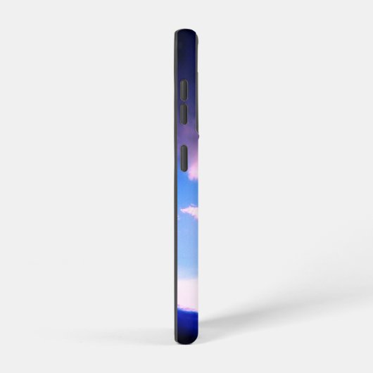 Pink clouds samsung galaxyケース (右側面)