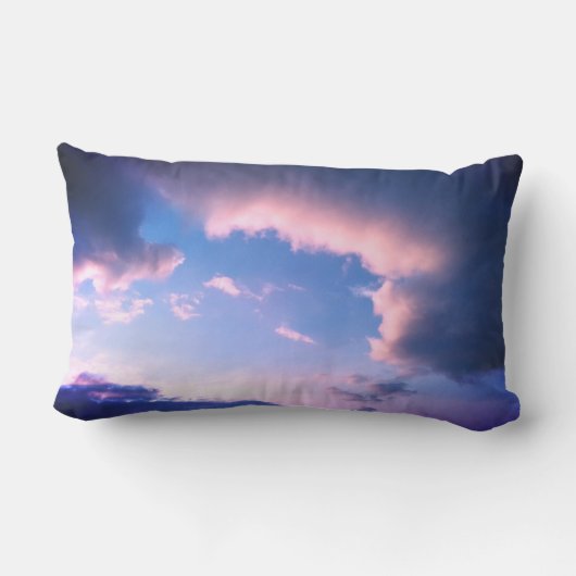 Pink clouds, with light アウトドアクッション (裏面)