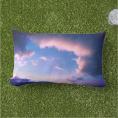 Pink clouds, with light アウトドアクッション (芝生)