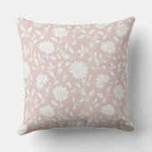 Pink Coastal Granddaughter Throw Pillow クッション (裏面)