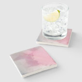 Pink coaster ストーンコースター (横)