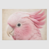 Pink Cockatoo Decoupage Tissue Paper 薄葉紙 (正面)