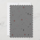Pink Cocktail 40th Birthday Invitation セーブザデート (裏面)