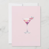 Pink Cocktail Brunch and Bubbly Bridal Shower 招待状 (裏面)