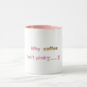 Pink coffee Mug マグカップ (中央)
