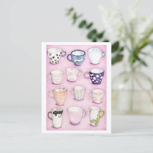 Pink Collection Postcard ポストカード (スタンド正面)