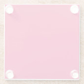 Pink Color ガラスコースター (裏面)