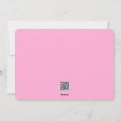 Pink Color Me Daisies Birthday Card シーズンカード (裏面)