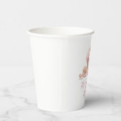 Pink Coquette Baby Carriage Baby Shower Paper Cups 紙コップ (右)