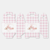 Pink Coquette Baby Carriage Boy Baby Shower Favor フェイバーボックス (見開き)