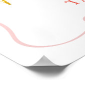 Pink Coquette Baby Clothes Berry Favors Poster ポスター (角)