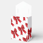 Pink Coquette Bow Baby Shower Favor Box フェイバーボックス (オープン)