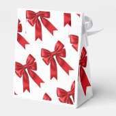 Pink Coquette Bow Baby Shower Favor Box フェイバーボックス (裏面サイド)