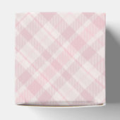 Pink Coquette Bow Bear Baby Shower Favor Box フェイバーボックス (上部)