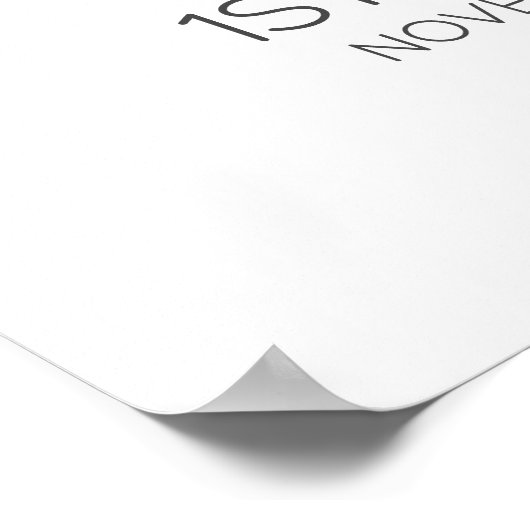 Pink Coquette Bow Birthday Party Welcome Signs ポスター (角)