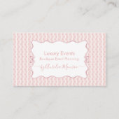 Pink Coquette Bow Business 名刺 (正面)