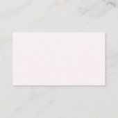 Pink Coquette Bow Diaper Raffle Baby Shower エンクロージャーカード (裏面)