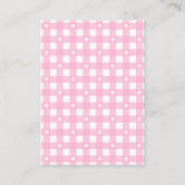 Pink Coquette Pumpkin Pie Book Request エンクロージャーカード (裏面)