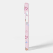 Pink Coquette Y2K Kitsch Ribbon Shoe Pattern Case-Mate iPhoneケース (裏面 / 左)