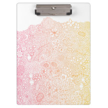 Pink Coral Elegant Artist Personalized Name