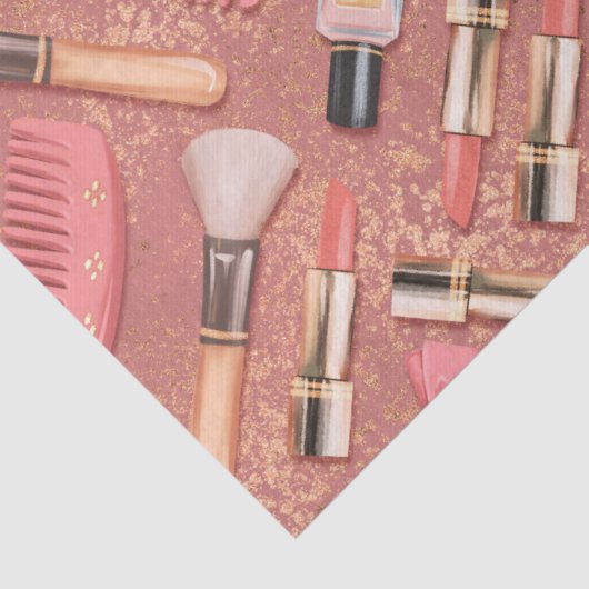 Pink Cosmetics Pattern Glitter  薄葉紙 (詳細)