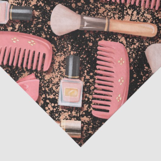 Pink Cosmetics Pattern Glitter  薄葉紙 (詳細)