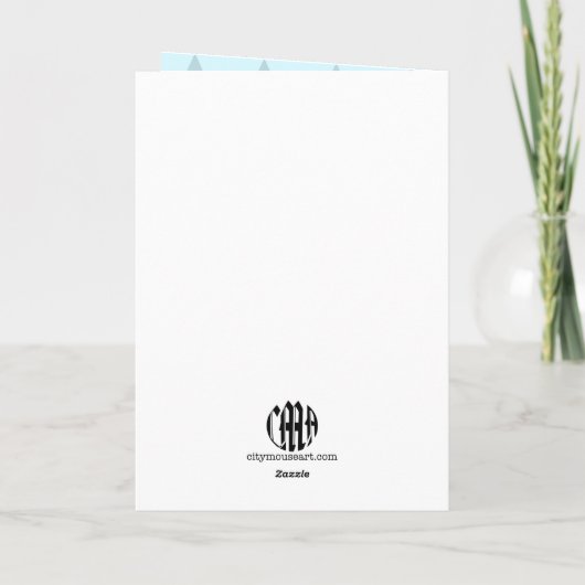 Pink Cosmos Birthday カード (裏面)