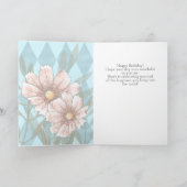 Pink Cosmos Birthday カード (内部)