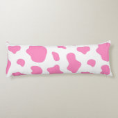 Pink Cow Print Decorative Pillow ボディピロー (裏面)
