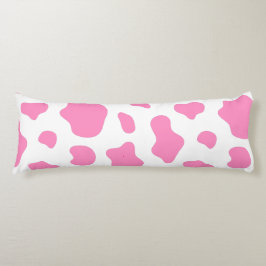 Pink Cow Print Decorative Pillow ボディピロー