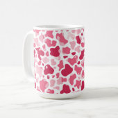 Pink Cow Print Mug コーヒーマグカップ (正面左)