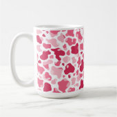 Pink Cow Print Mug コーヒーマグカップ (左)