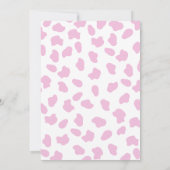 Pink Cowgirl 1st Rodeo Birthday Party Invitation 招待状 (裏面)