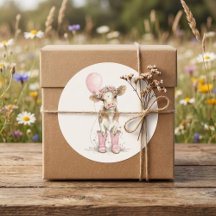 Pink Cowgirl Birthday Invitation | Farm Theme 1st 