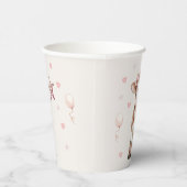 Pink Cowgirl Birthday | Western Farm Party 紙コップ (右)