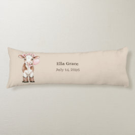 Pink Cowgirl Body Pillow • Farm Nursery Decor ボディピロー