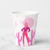Pink Cowgirl Country Coquette Western Paper cup 紙コップ (正面)