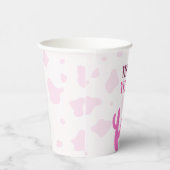 Pink Cowgirl Country Dessert Western Paper cup 紙コップ (右)