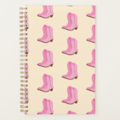 Pink Cowgirl Cowboy Boots Country Texas Ranch プランナー手帳 (正面)