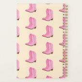 Pink Cowgirl Cowboy Boots Country Texas Ranch プランナー手帳 (裏面)