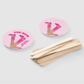 Pink Cowgirl Hand Fan  ハンドファン (組立なし)