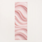 Pink Cream Abstract Design ヨガマット (裏面)