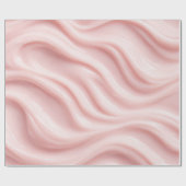 Pink Cream Abstract Design ラッピングペーパー (フラット)