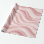 Pink Cream Abstract Design ラッピングペーパー (アンロールド)