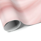 Pink Cream Abstract Design ラッピングペーパー (ロールコーナー)