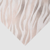 Pink Cream Beige Zebra Animal Print 薄葉紙 (詳細)